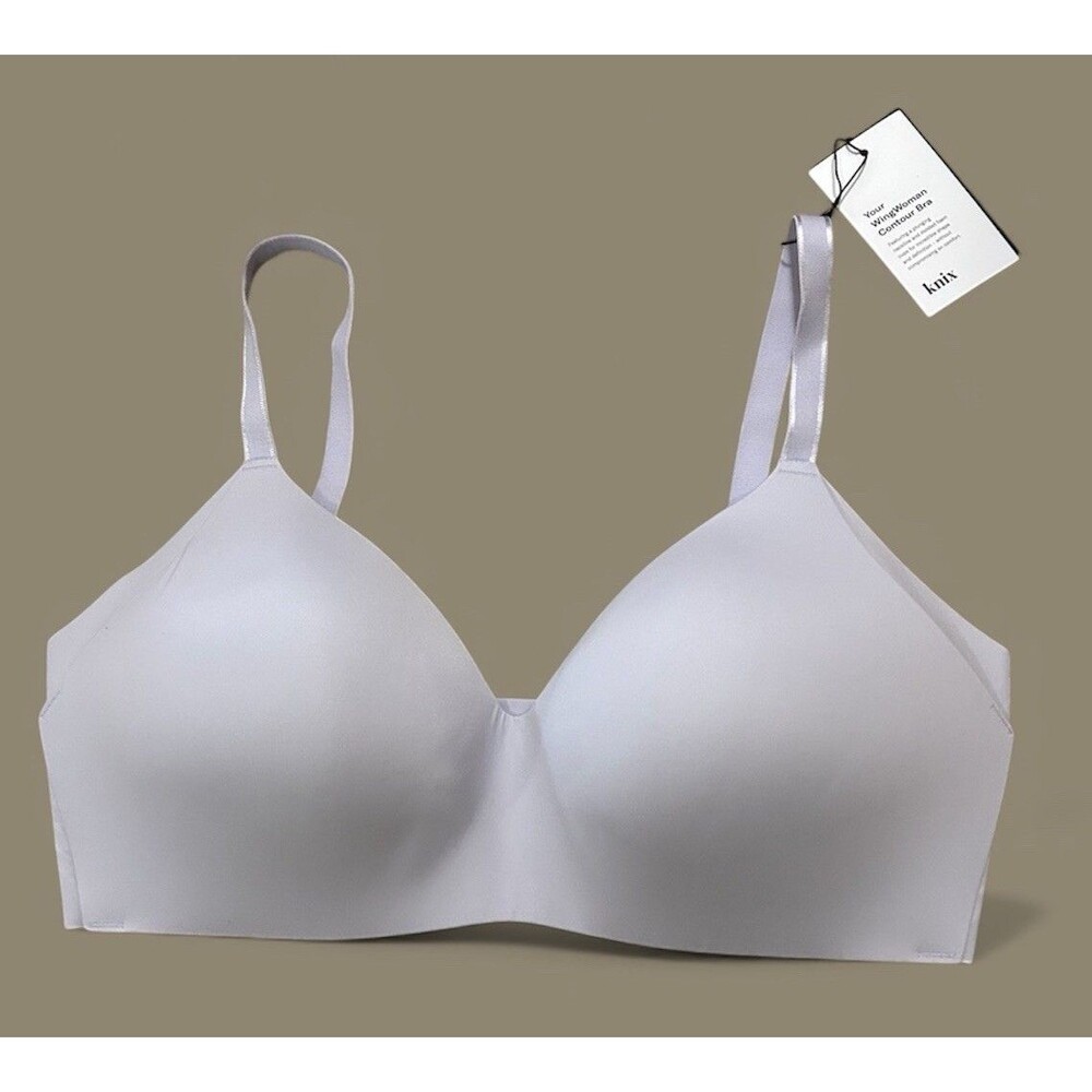 Knix Womens Wing Woman Contour Bra‎ Size 7 Orchid Lightly Padded